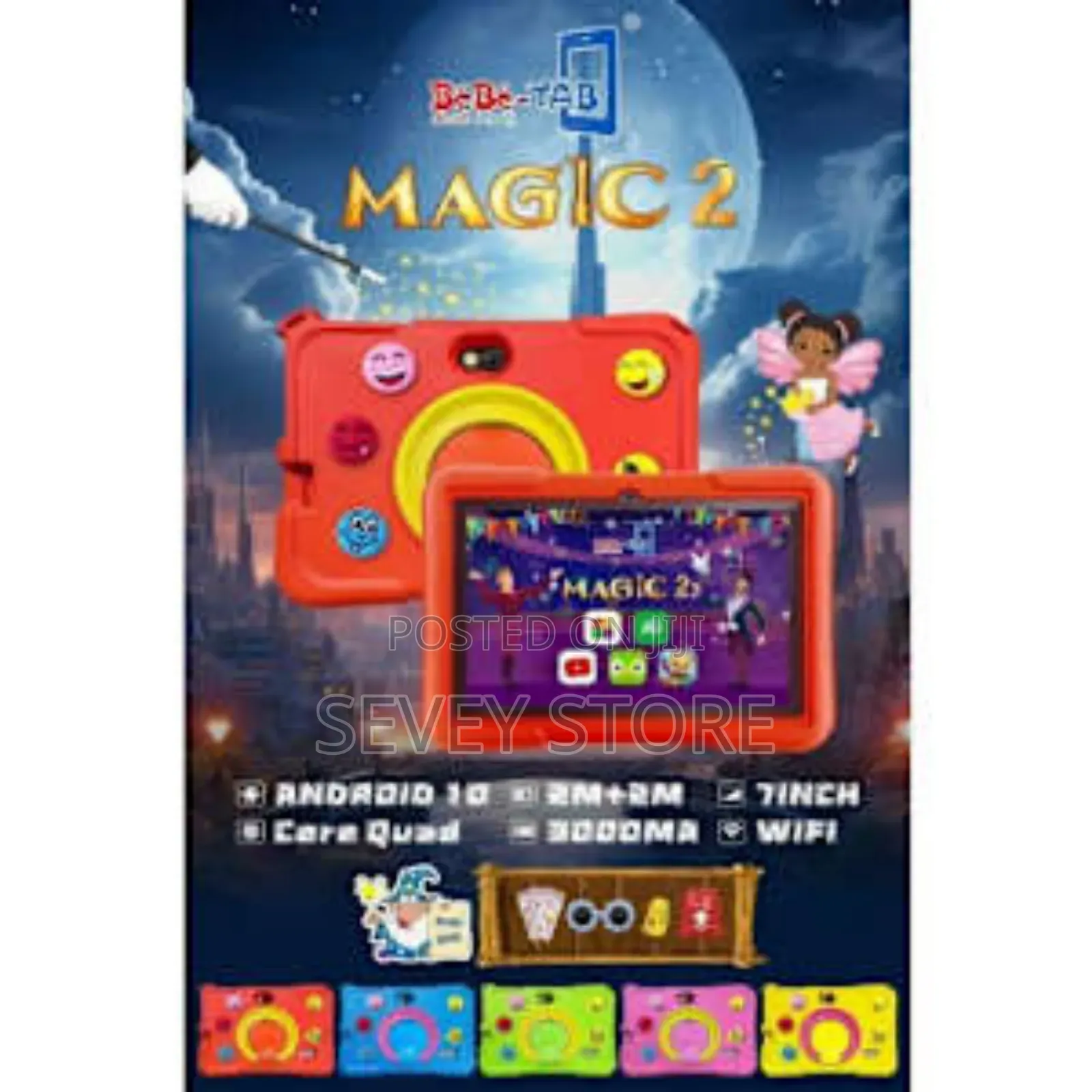 Bebe Magic 2 Android Kids Tablet - 7" - 128gb Rom - 4gb Ram