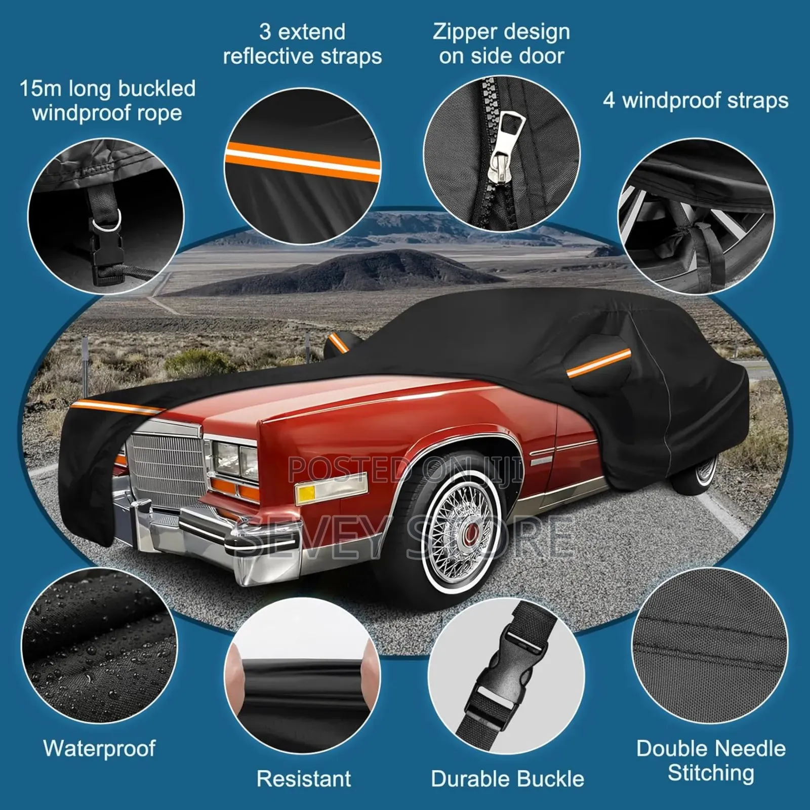 Car Cover for Cadillac Eldorado Biarritz/Brougham/Fleetwood/