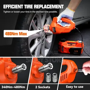 Electric Car Jack Kit, 5 Ton (11023 Lbs) 12v Hydraulic Car