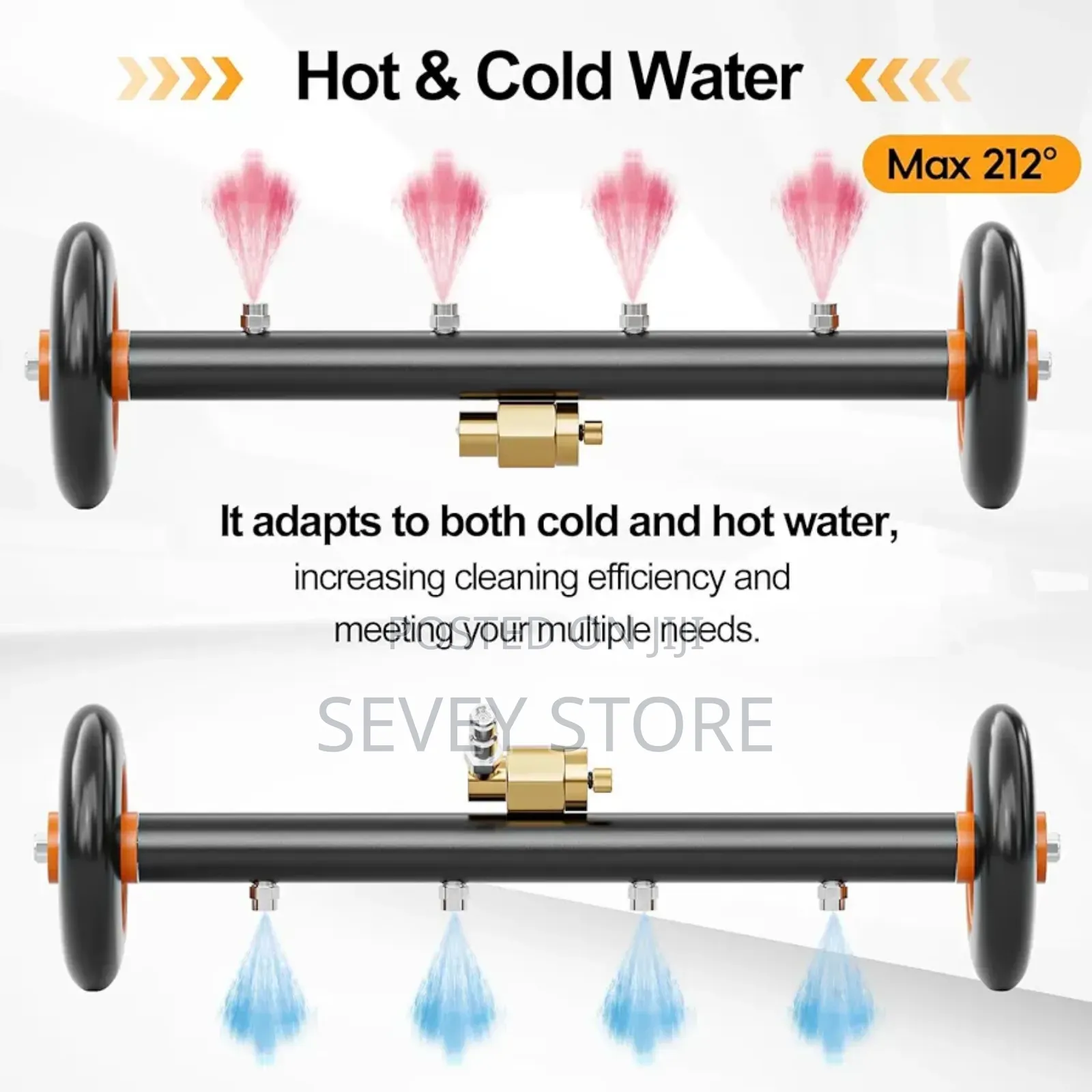 16 Inch Undercarriage Pressure Washer Attachment for Cold