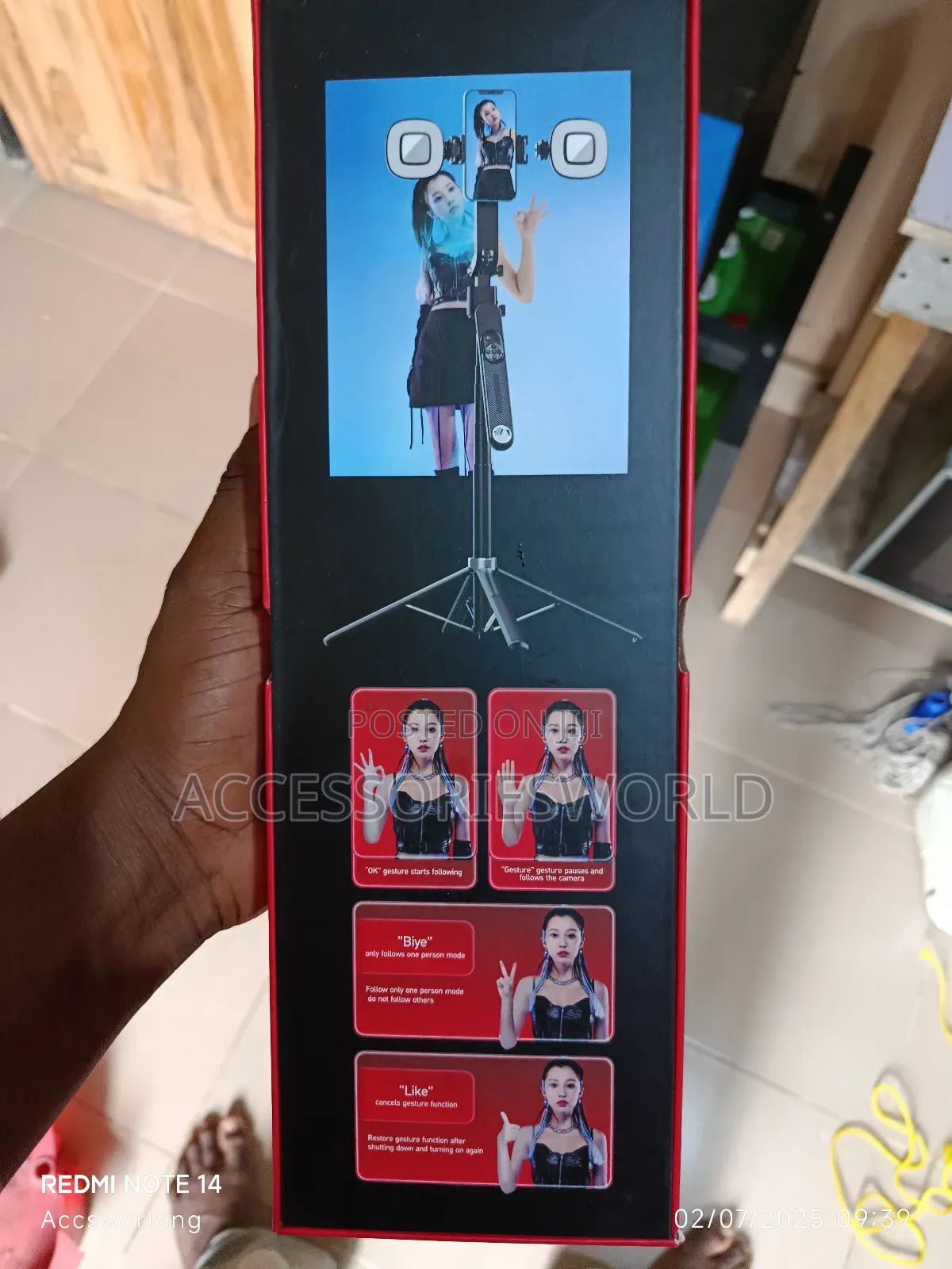 Q515tk Auto Face Tracking Gimbal Selfie Stick Tripod
