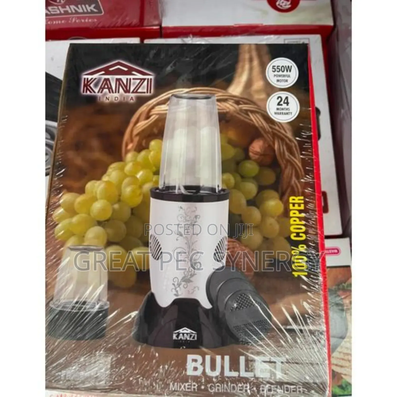 Kanzi Bullet Blender - 100% Copper