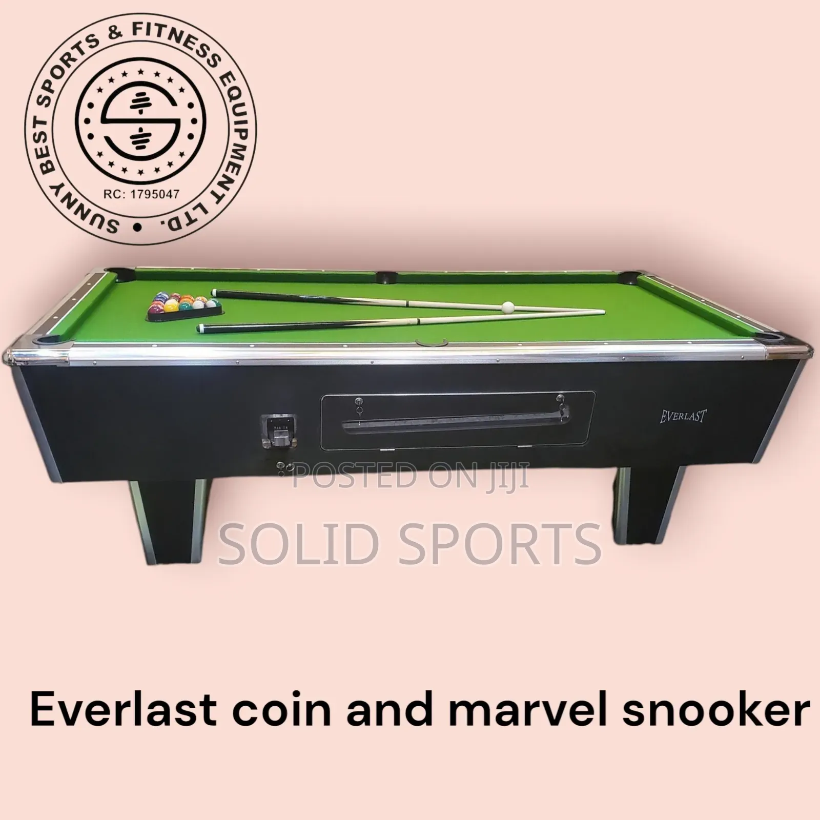 Everlast Original Marble and Coin Snooker Table