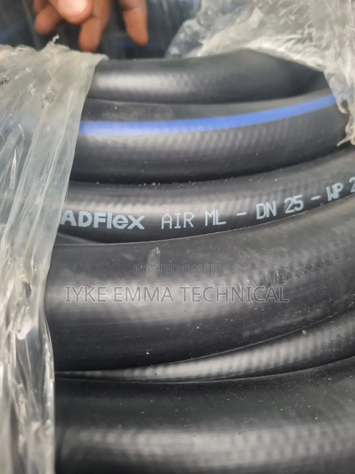 1" Standard Duty 20 Bar Rubber Compressed Air Water Hose