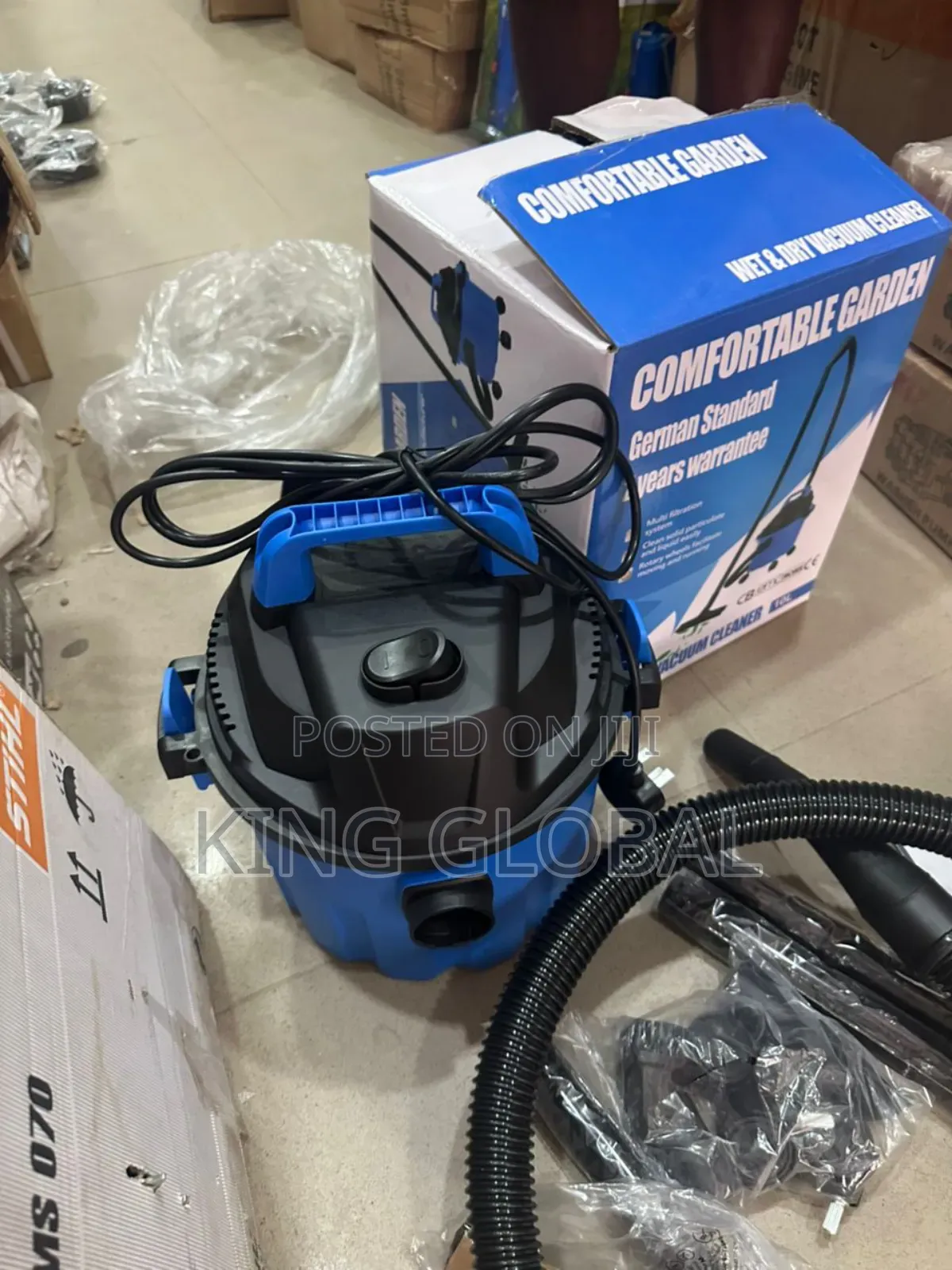 Comfortable Garden Wet Dry Vacuum Cleaner 10l