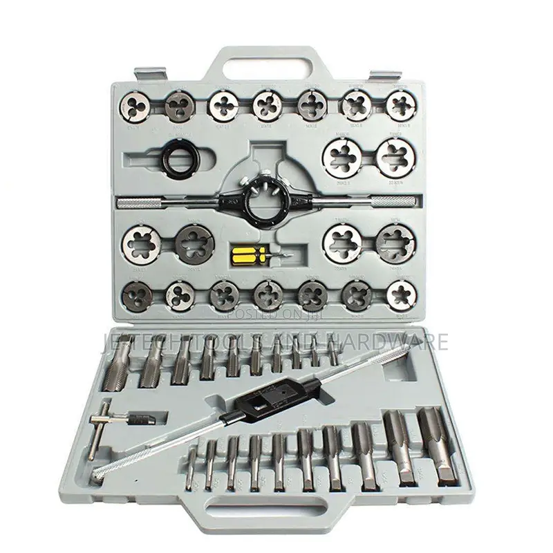 45pcs Tap and Die Set Alloy Steel Carbon Steel Metric