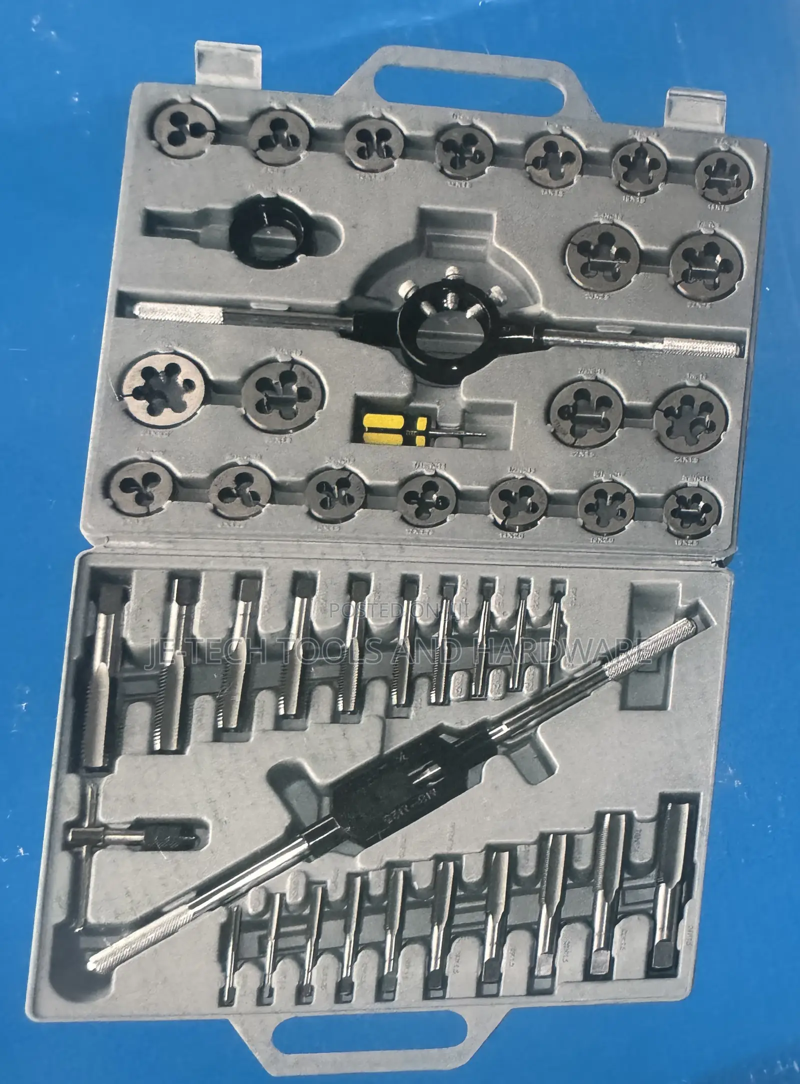 45pcs Tap and Die Set Alloy Steel Carbon Steel Metric