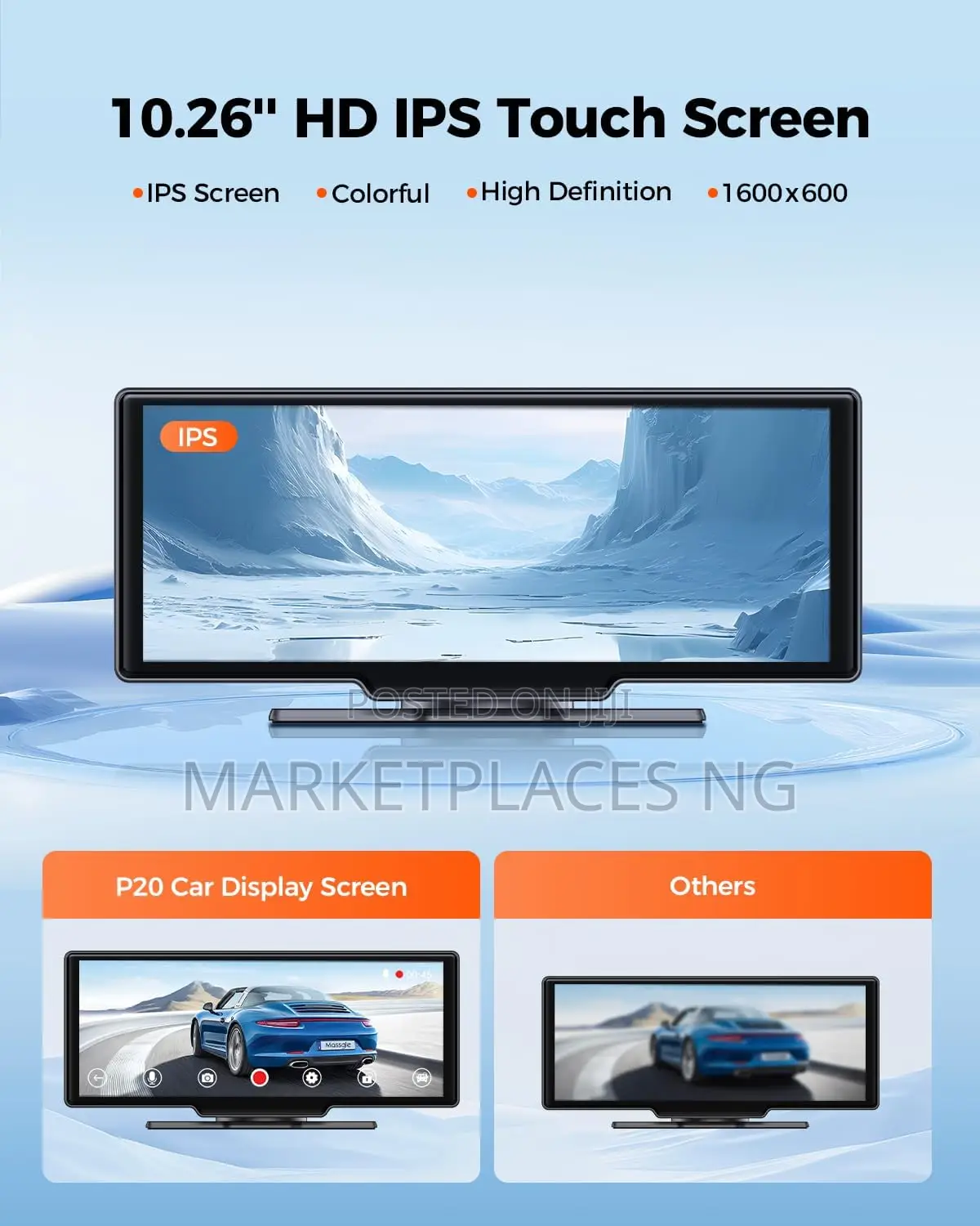 Wireless Carplay Android Auto Car Stereo With Dash Cam