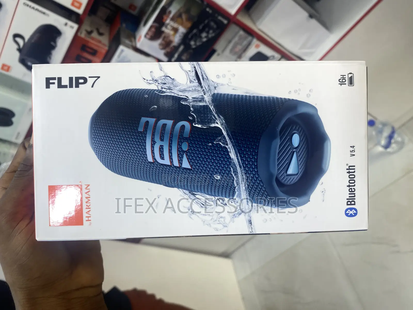 JBL Flip 7 Waterproof Portable Bluetooth Speaker
