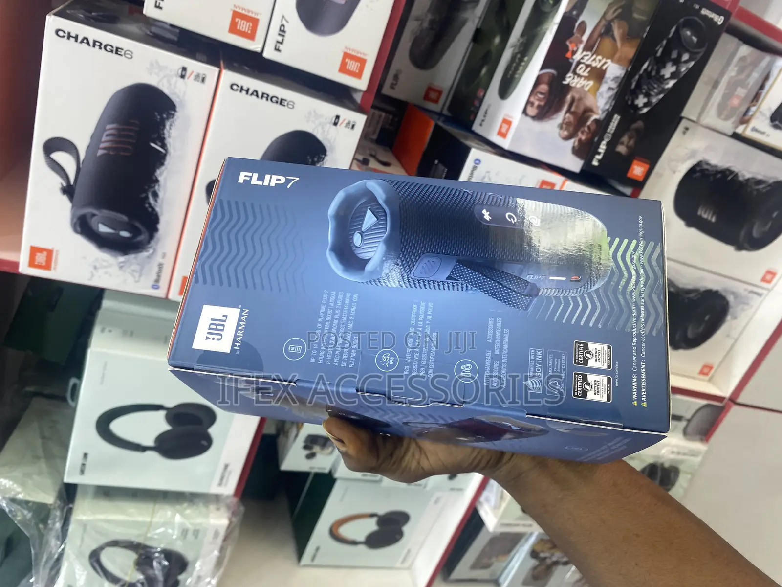 JBL Flip 7 Waterproof Portable Bluetooth Speaker