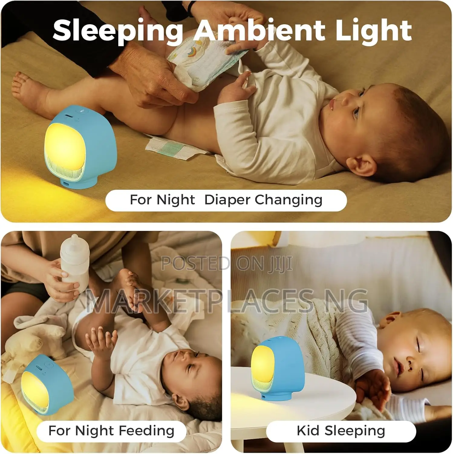 1080p Wifi Baby Monitor With App, 355° Pan Night Vision
