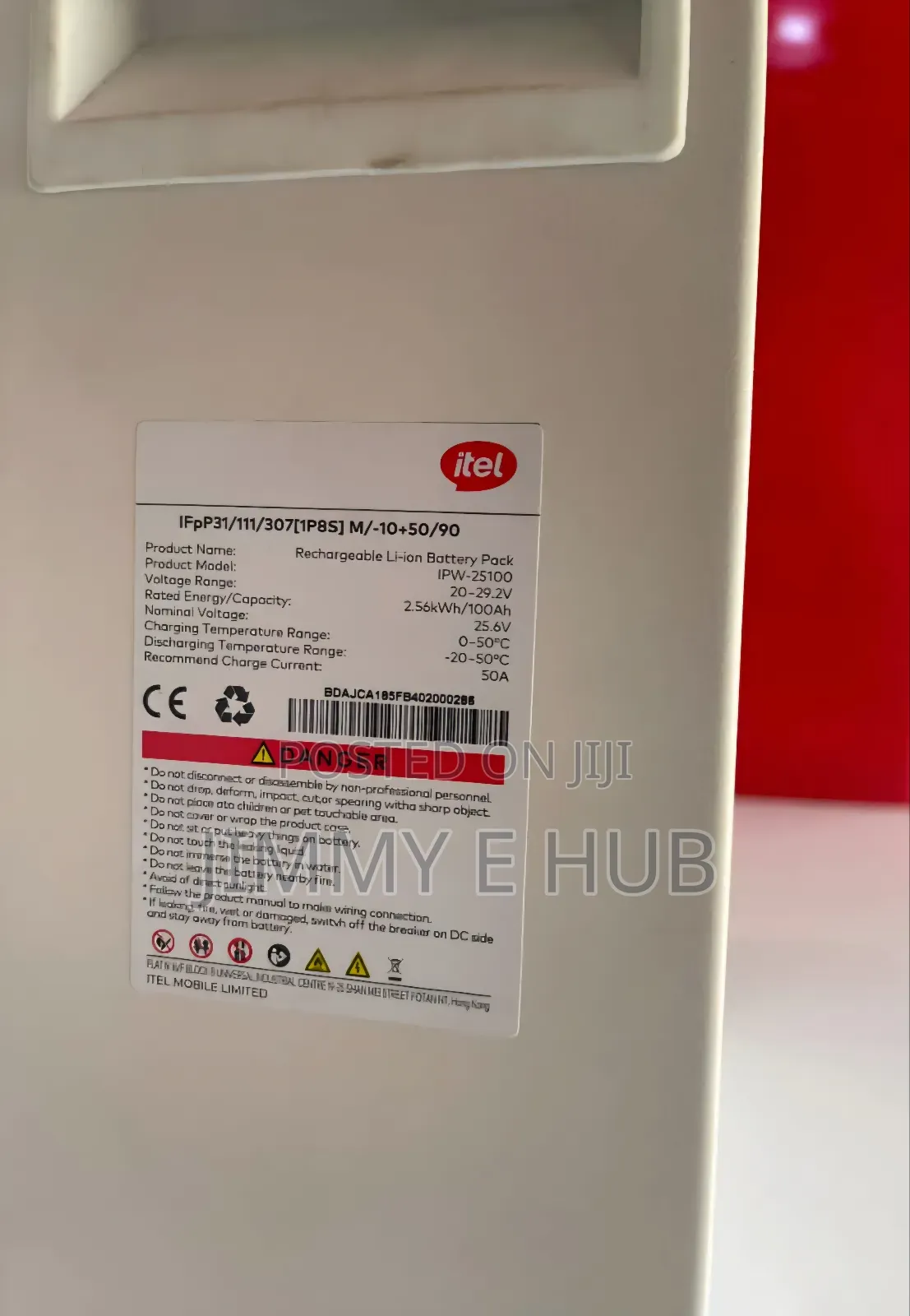 Itel 2.5kwh Lithium Battery