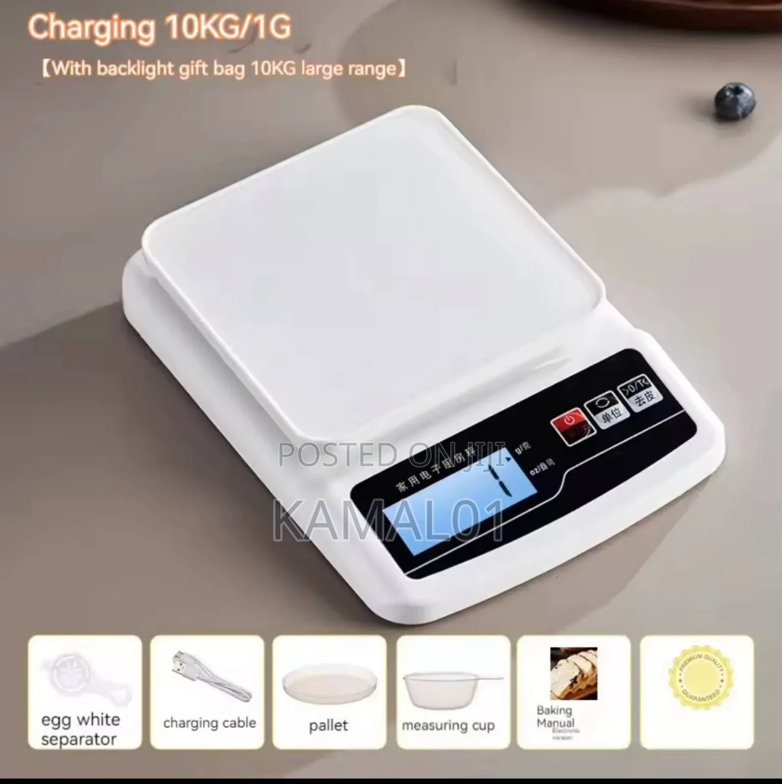 Household Kitchen Measuring Scales 10kg/1g