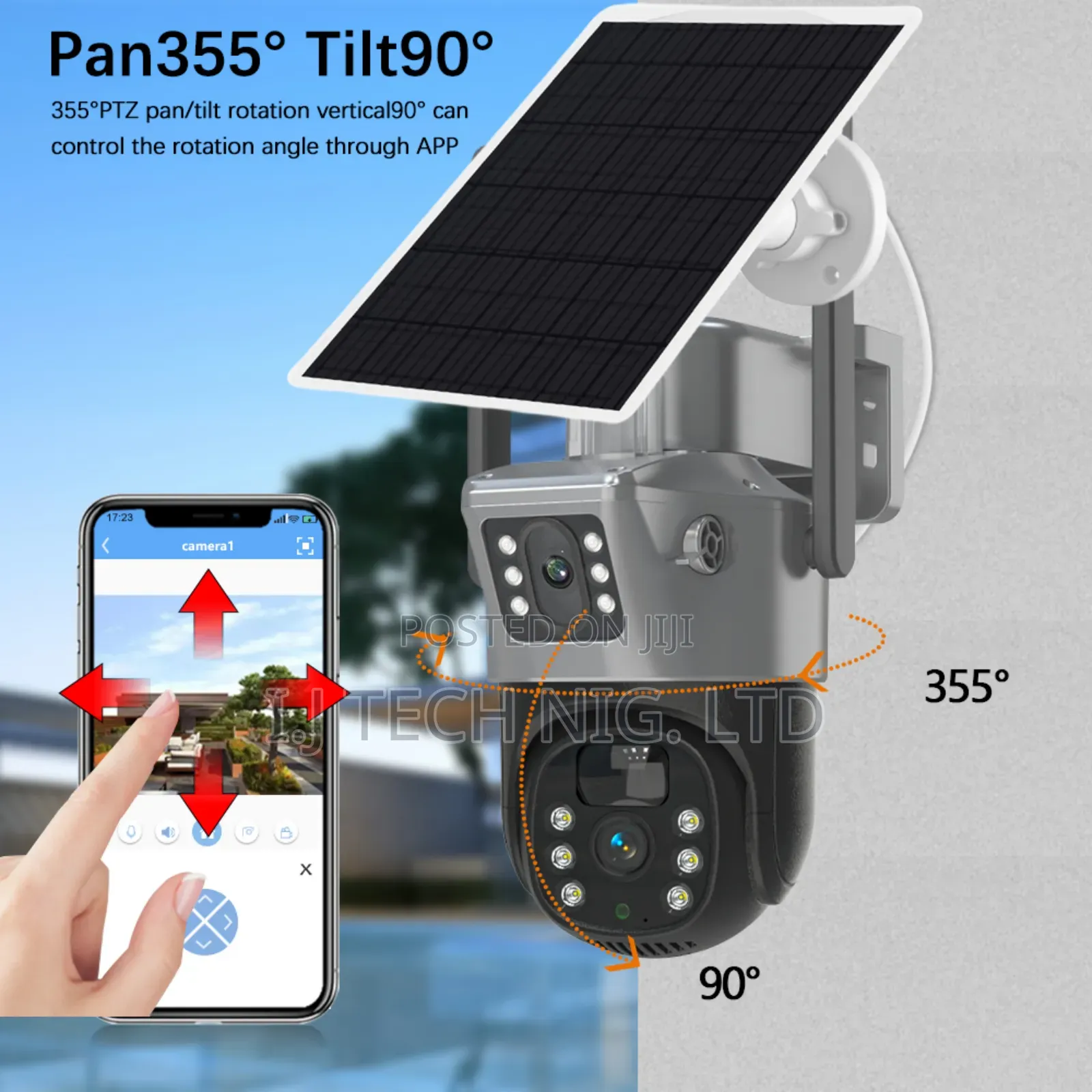 4g V380 Colourvu Solar Camera