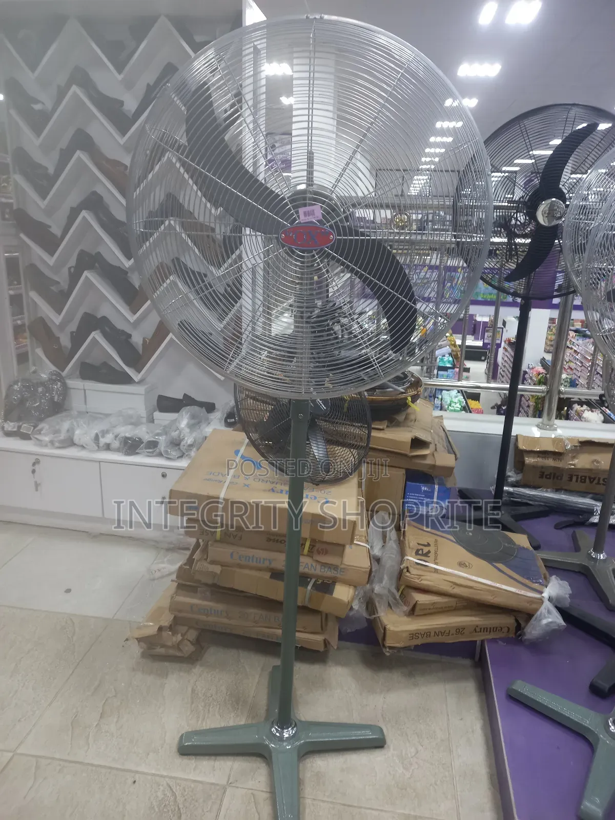 Ox Industrial Standing Fan. Available 20"