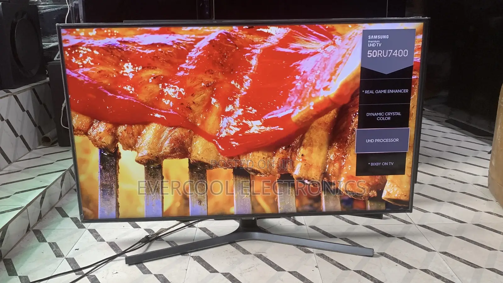 Crisp 50” Samsung Uhd Smart Tv With Netflix HDR