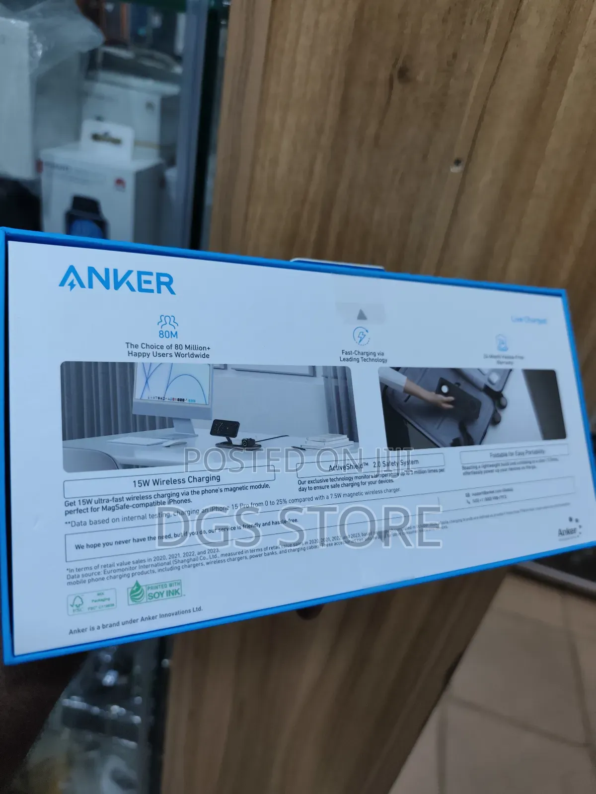 Anker 15w Ultra Fast 3in1 Foldable Charger for Apple Devices