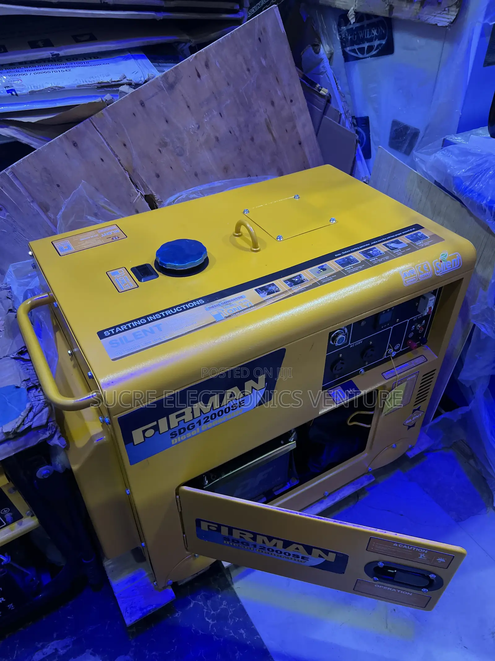 Sdg12000se Firman 10kva 100% Copper Soundproof Generator ✅
