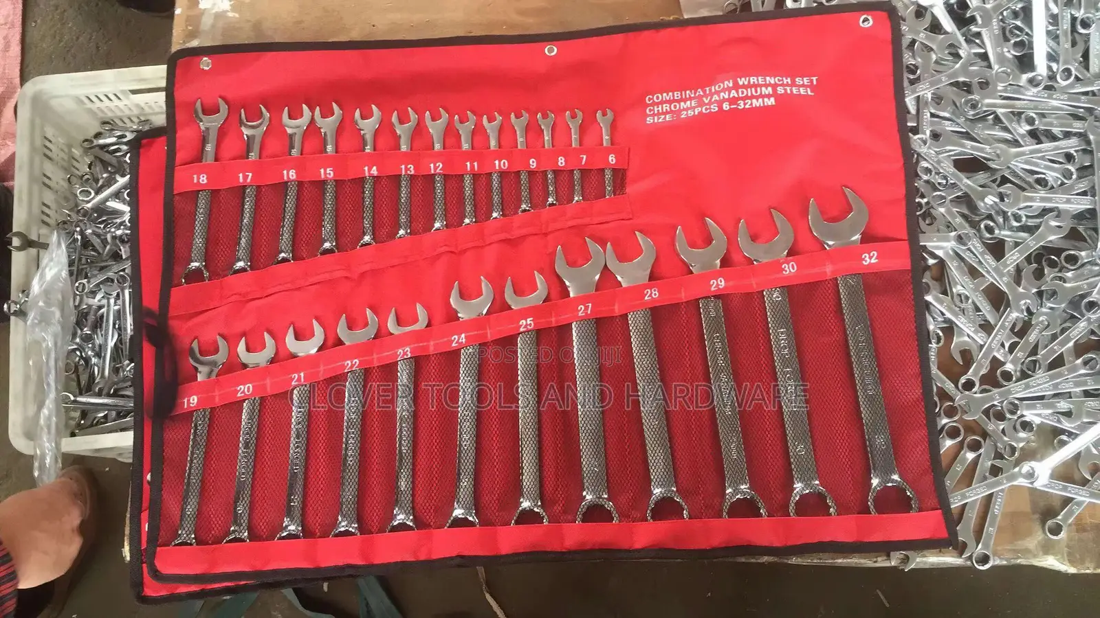 26pcs Combination Spanner Set 8-32mm Chrome Vanadium Steel