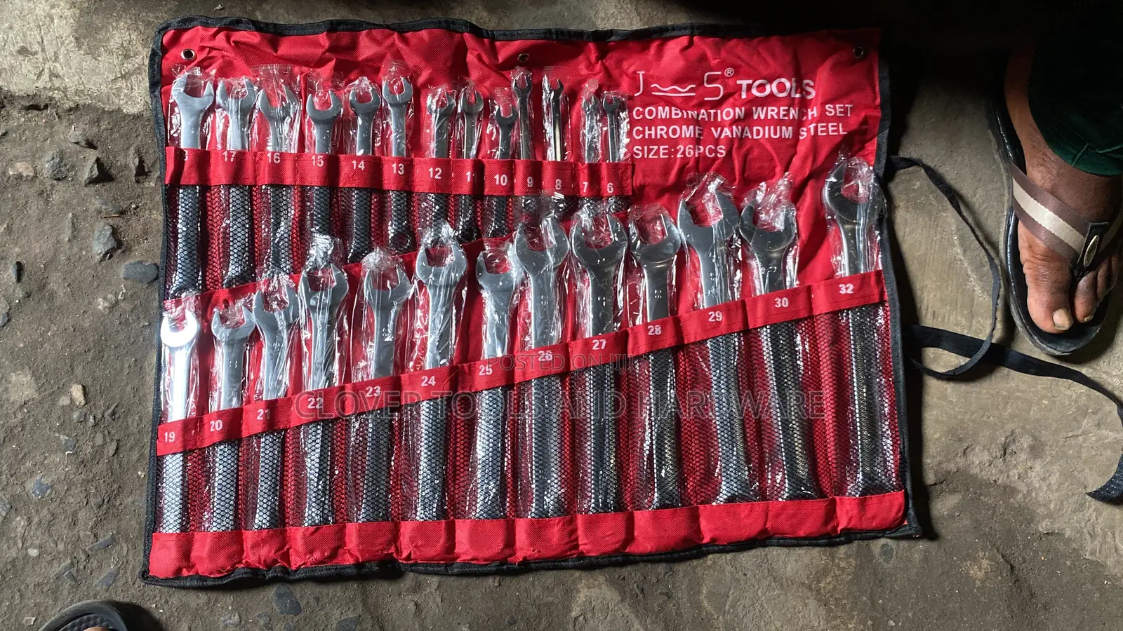 26pcs Combination Spanner Set 8-32mm Chrome Vanadium Steel
