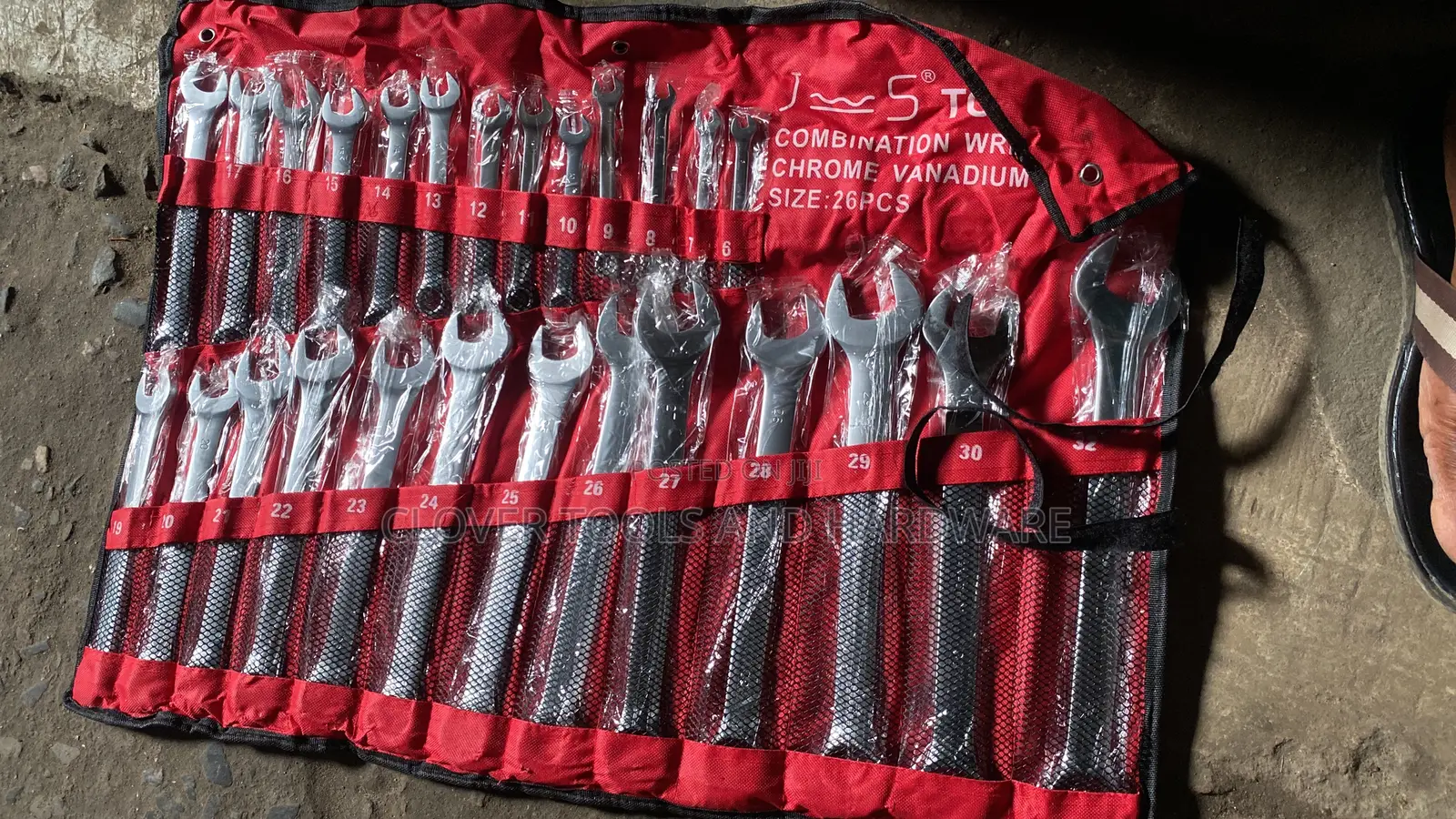 26pcs Combination Spanner Set 8-32mm Chrome Vanadium Steel