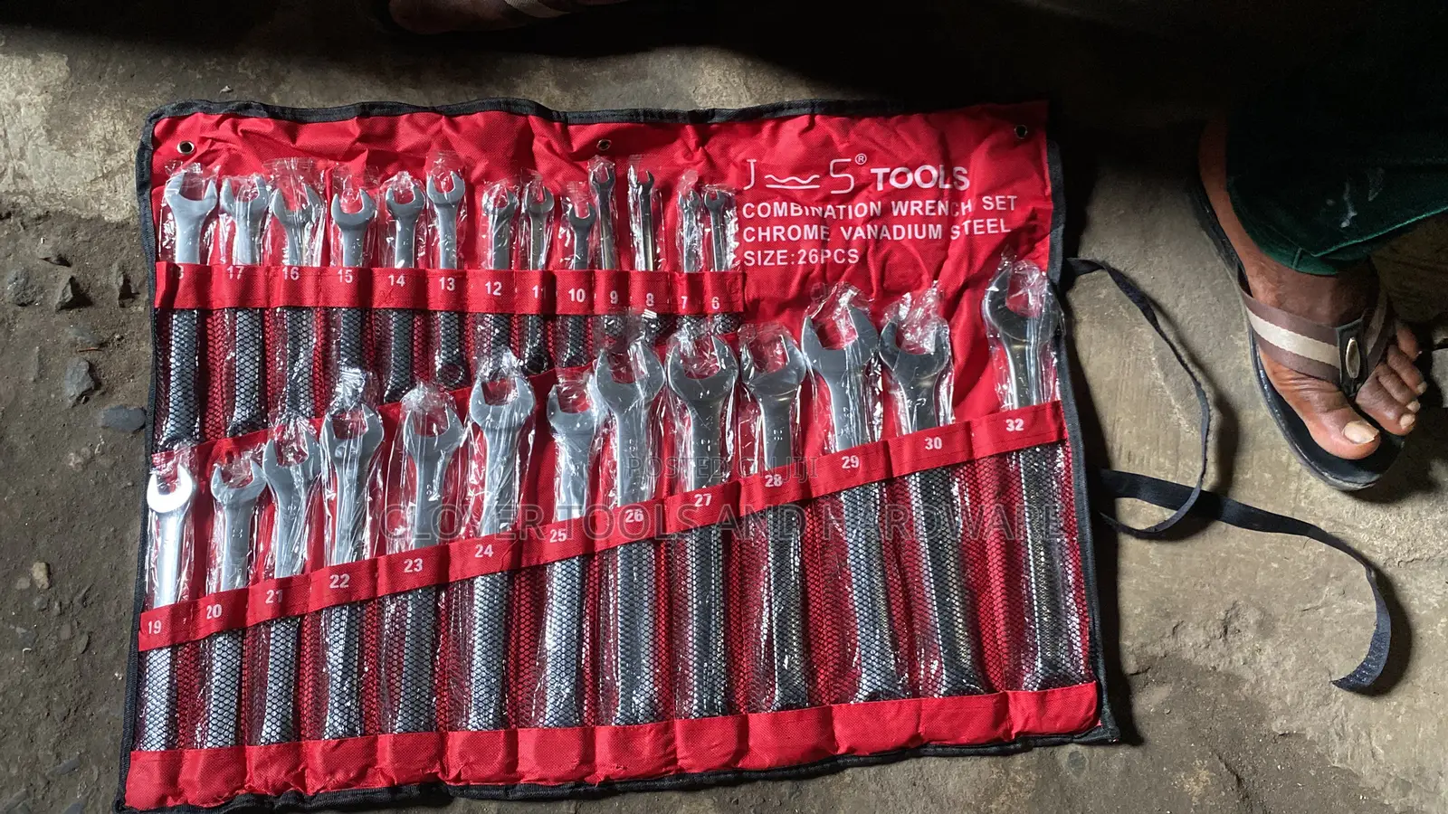 26pcs Combination Spanner Set 8-32mm Chrome Vanadium Steel