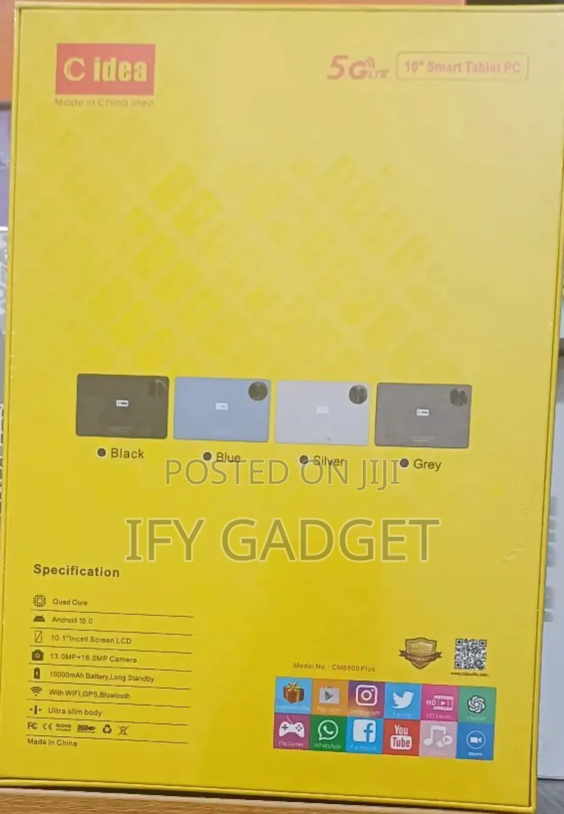 New C idea CM8800 Plus 1 TB Blue