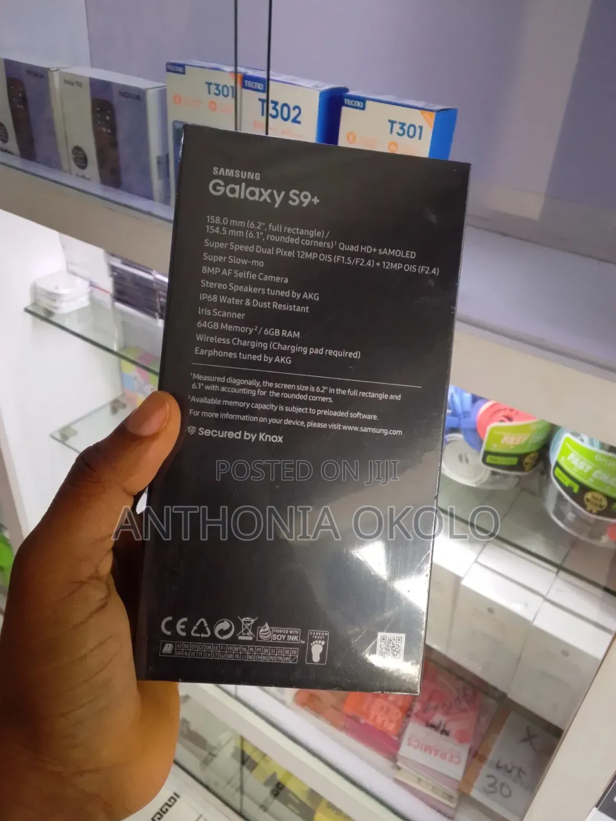 New Samsung Galaxy S9 64 GB Black