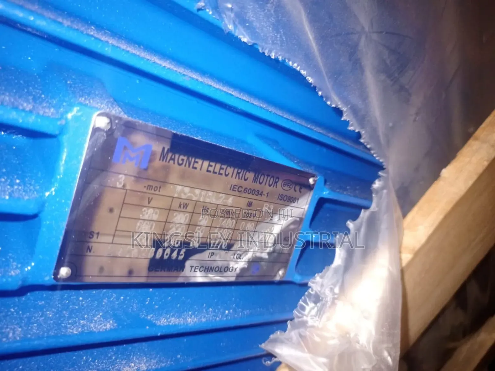 Electric Motor 200kw 3phase 1480rpm Foot Mounting