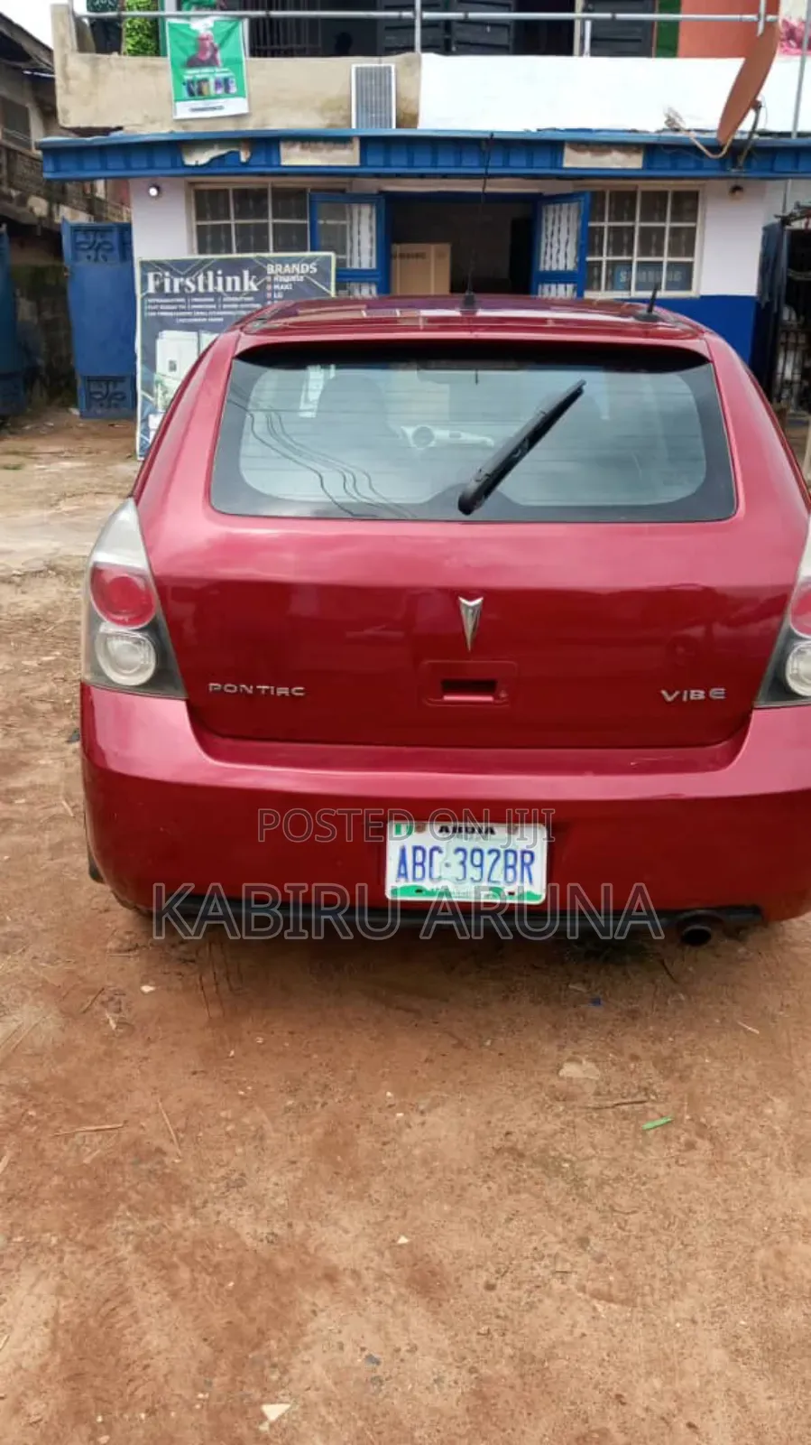 Pontiac Vibe 2008 Red