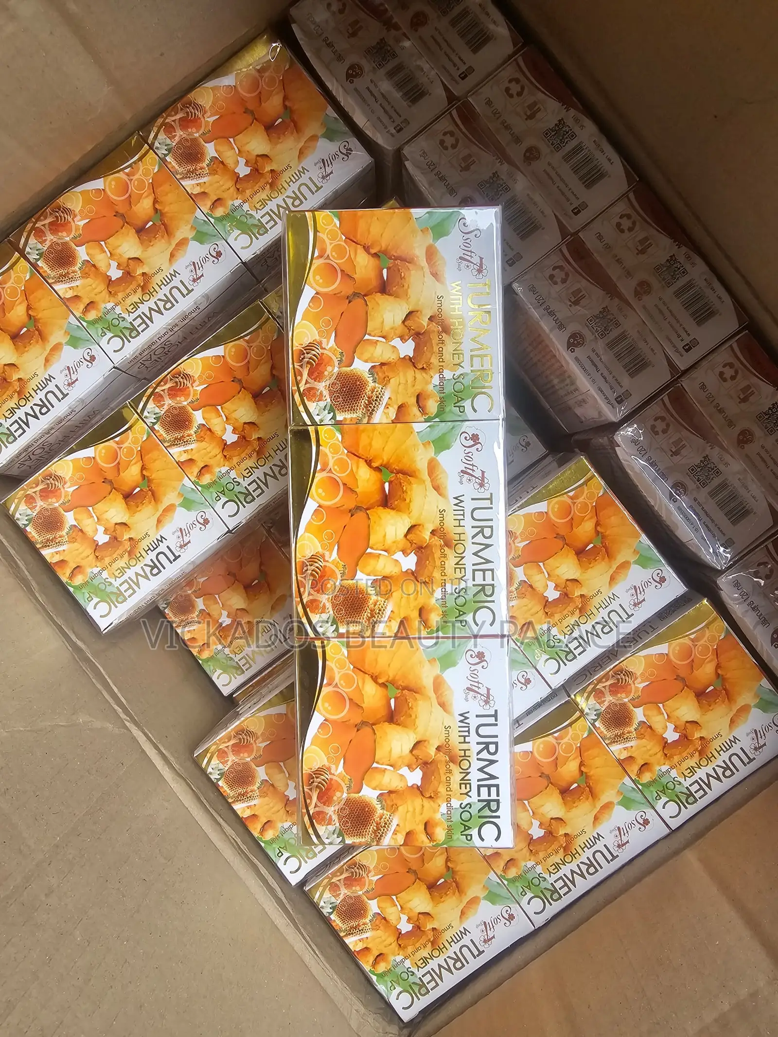 Soft7 Tumeric With Honey Soap X6