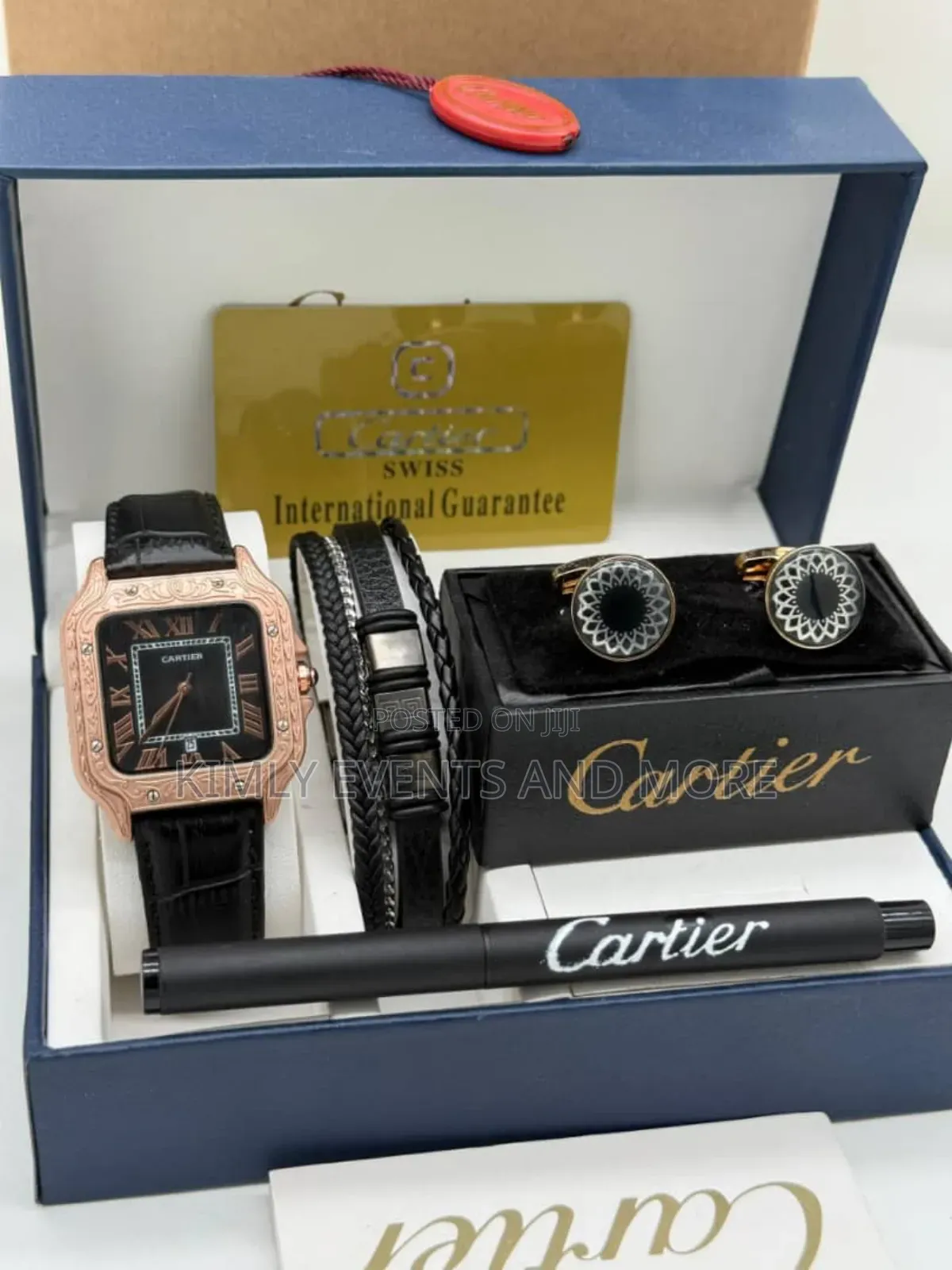 Exclusive Cartier Leather Masculine Set