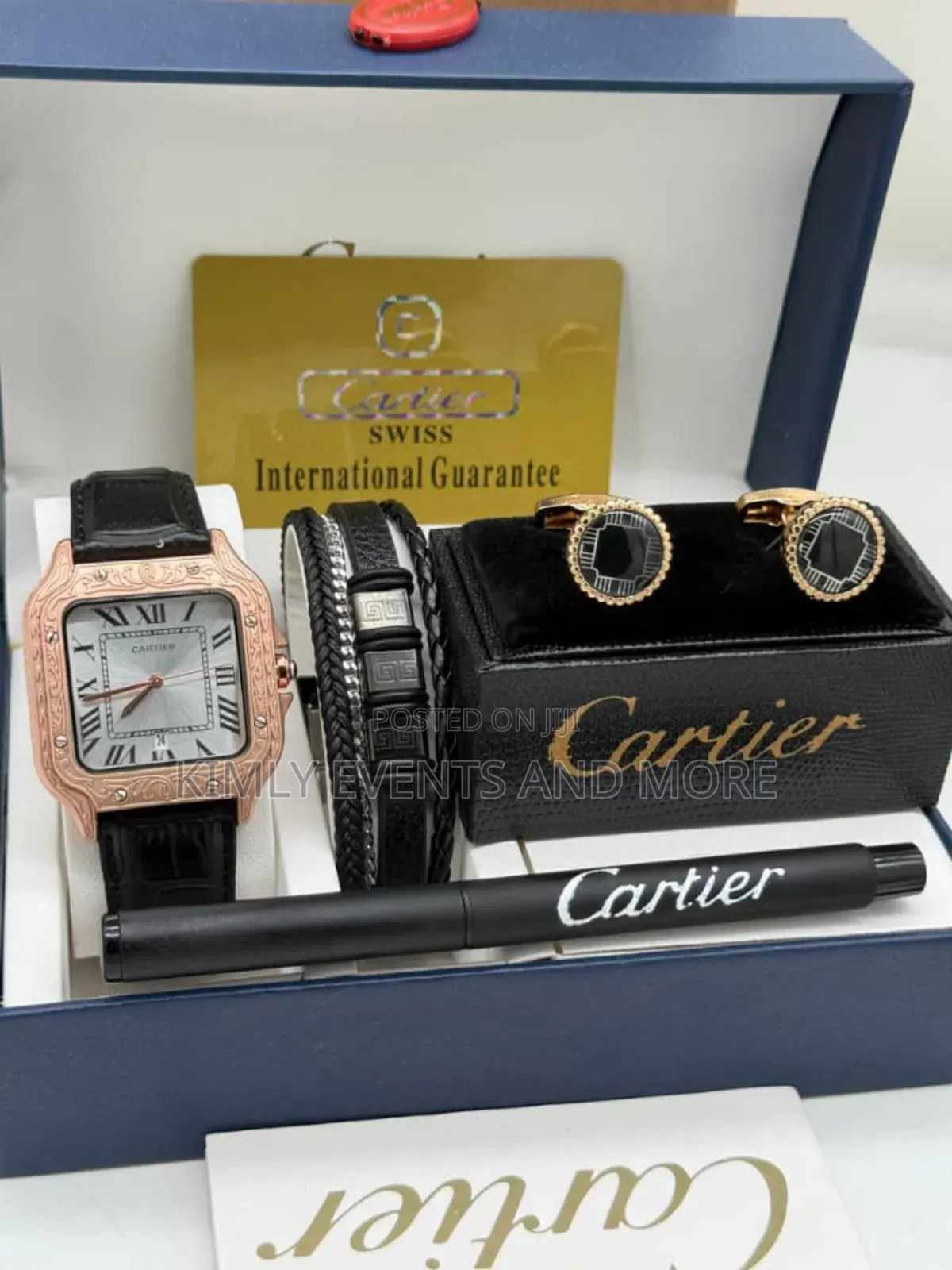 Exclusive Cartier Leather Masculine Set