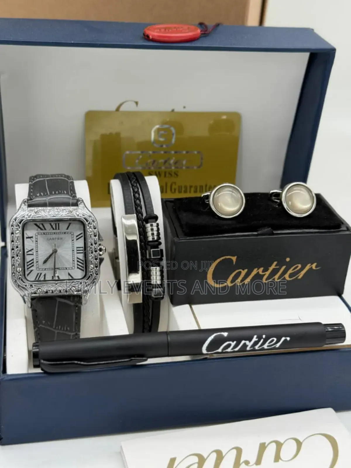Exclusive Cartier Leather Masculine Set