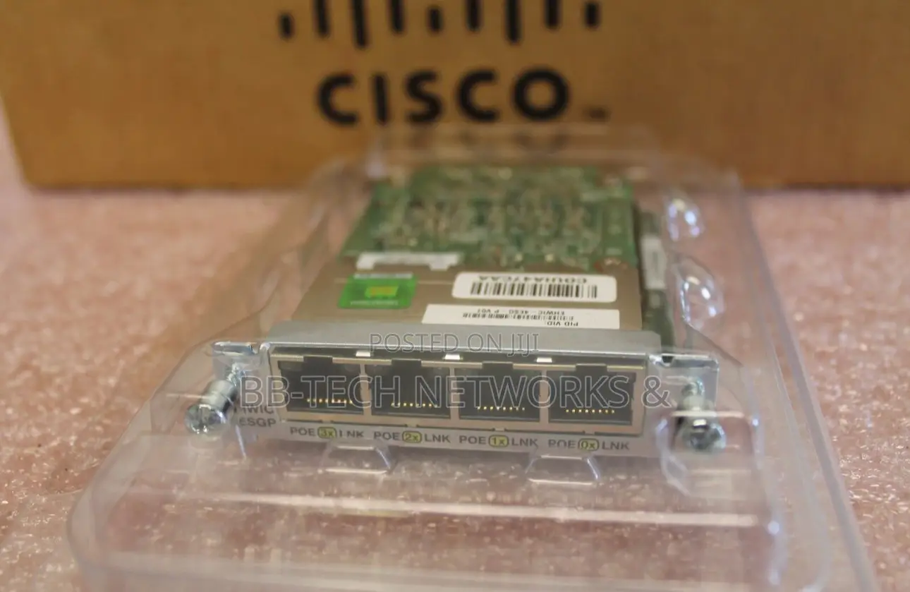 Cisco Ehwic-4esg Ehwic-4esg Four Port 10/100/1000 Poe