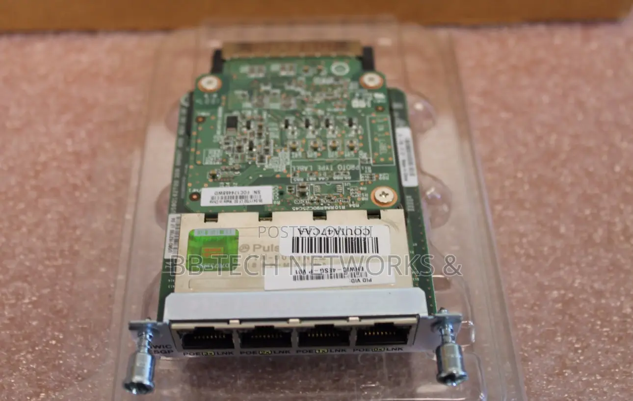 Cisco Ehwic-4esg Ehwic-4esg Four Port 10/100/1000 Poe