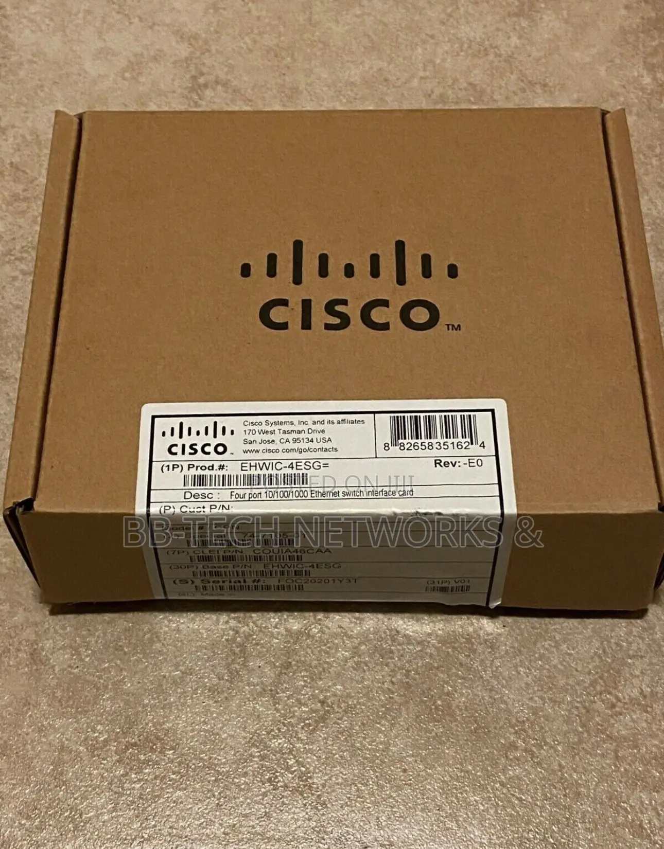 Cisco Ehwic-4esg Ehwic-4esg Four Port 10/100/1000 Poe