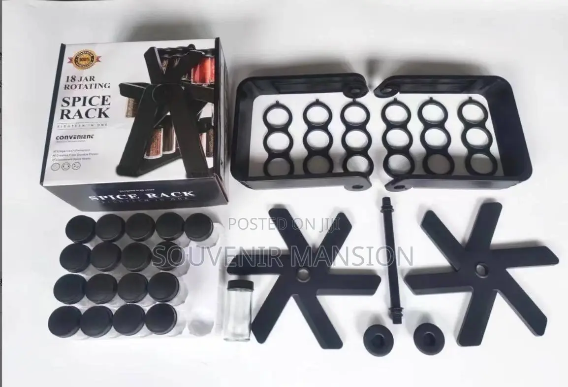 18 Jar Rotating Spice Rack