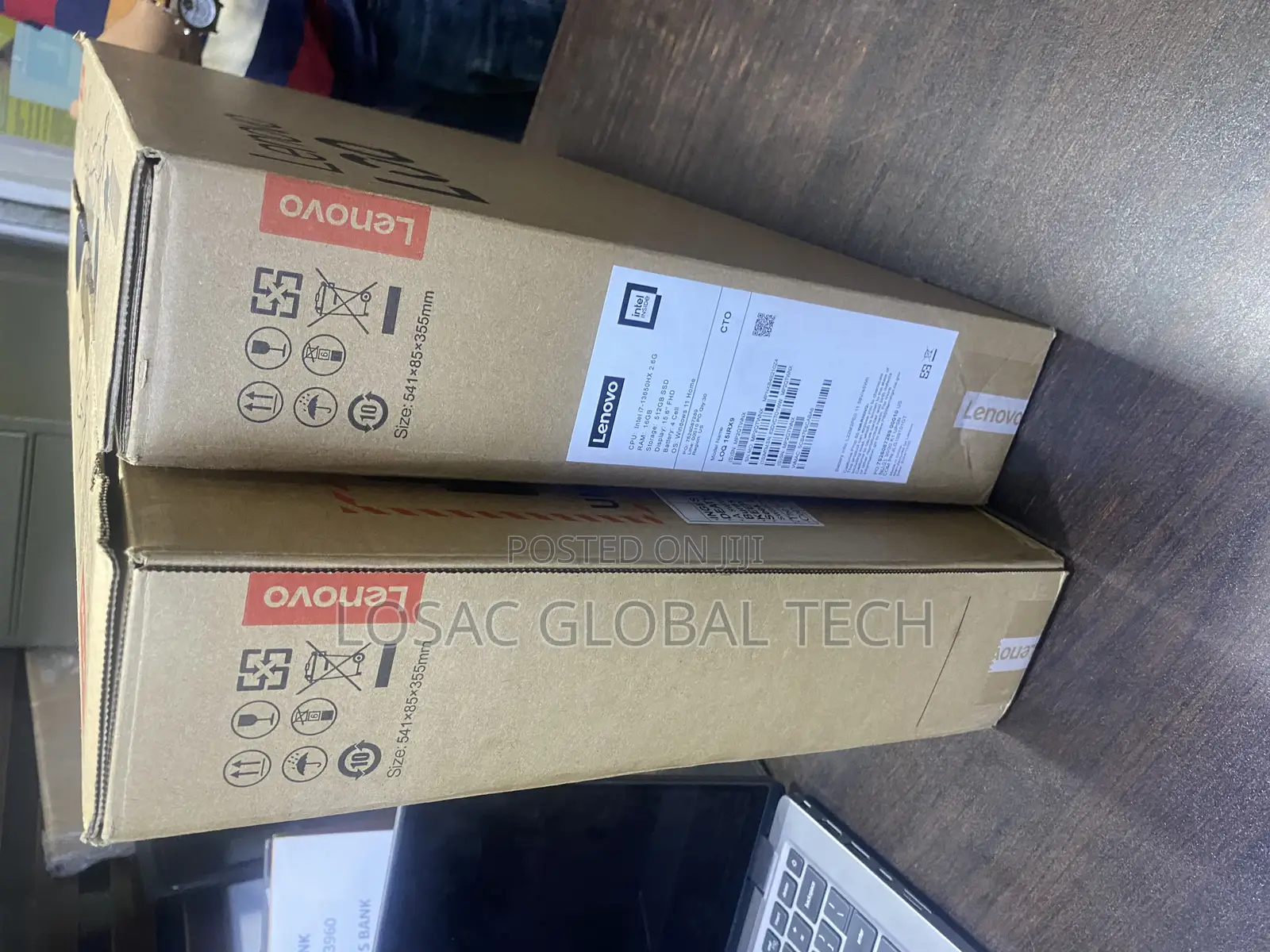 New Laptop Lenovo LOQ 15IRH8 16GB Intel Core I7 SSD 512GB