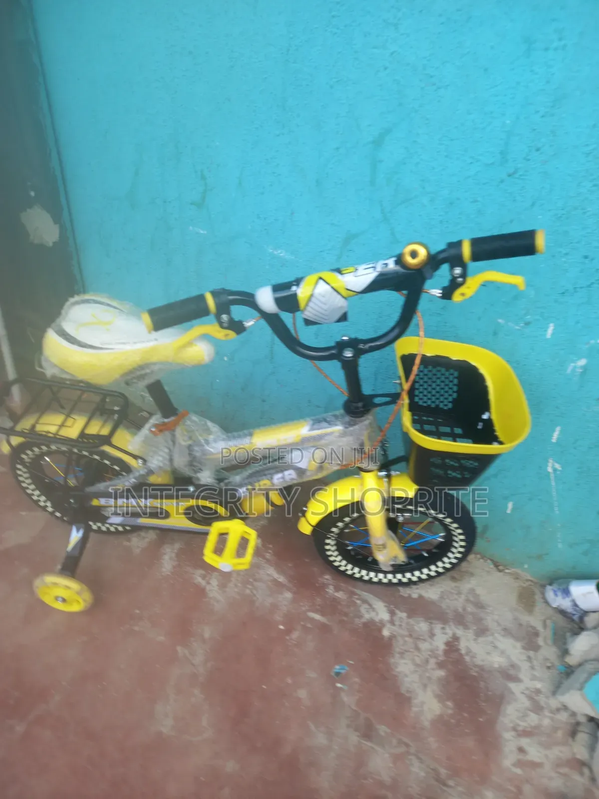 Bicycle - 12 Inches - Yellow