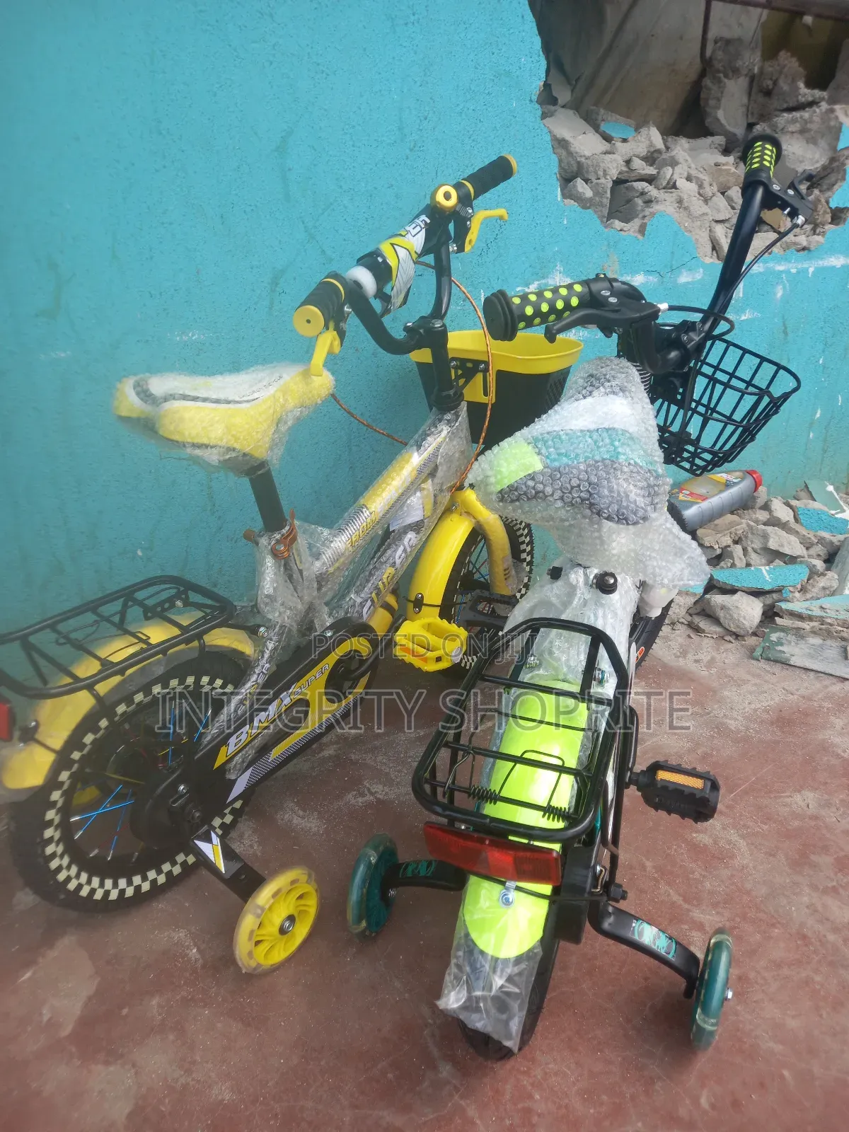 Bicycle - 12 Inches - Yellow