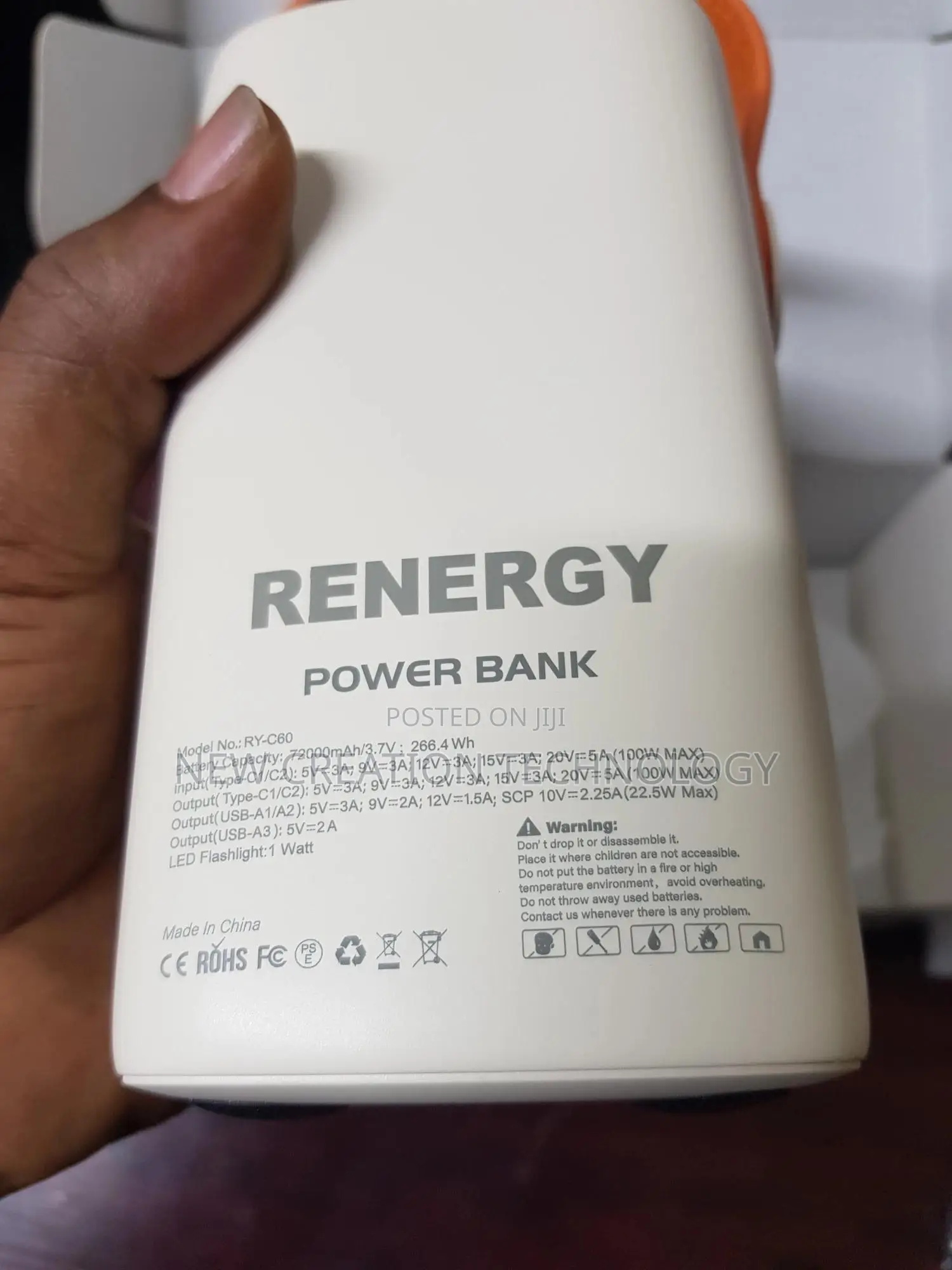 Renergy 72,000mah Laptop Power Bank