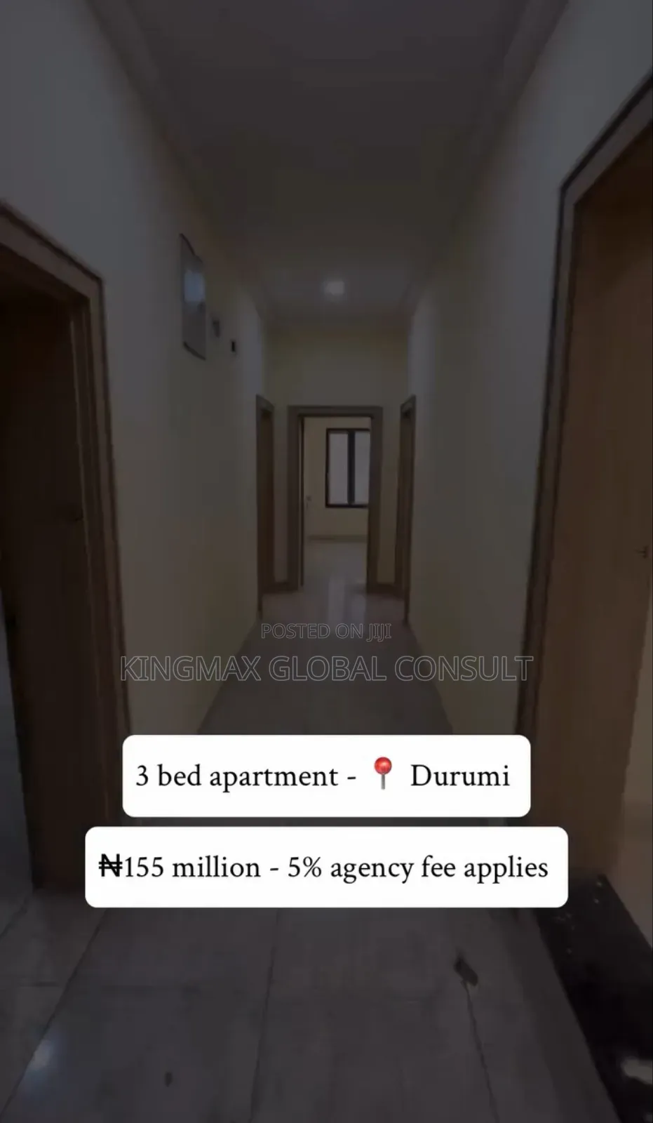 3bdrm Apartment in Durumi for sale