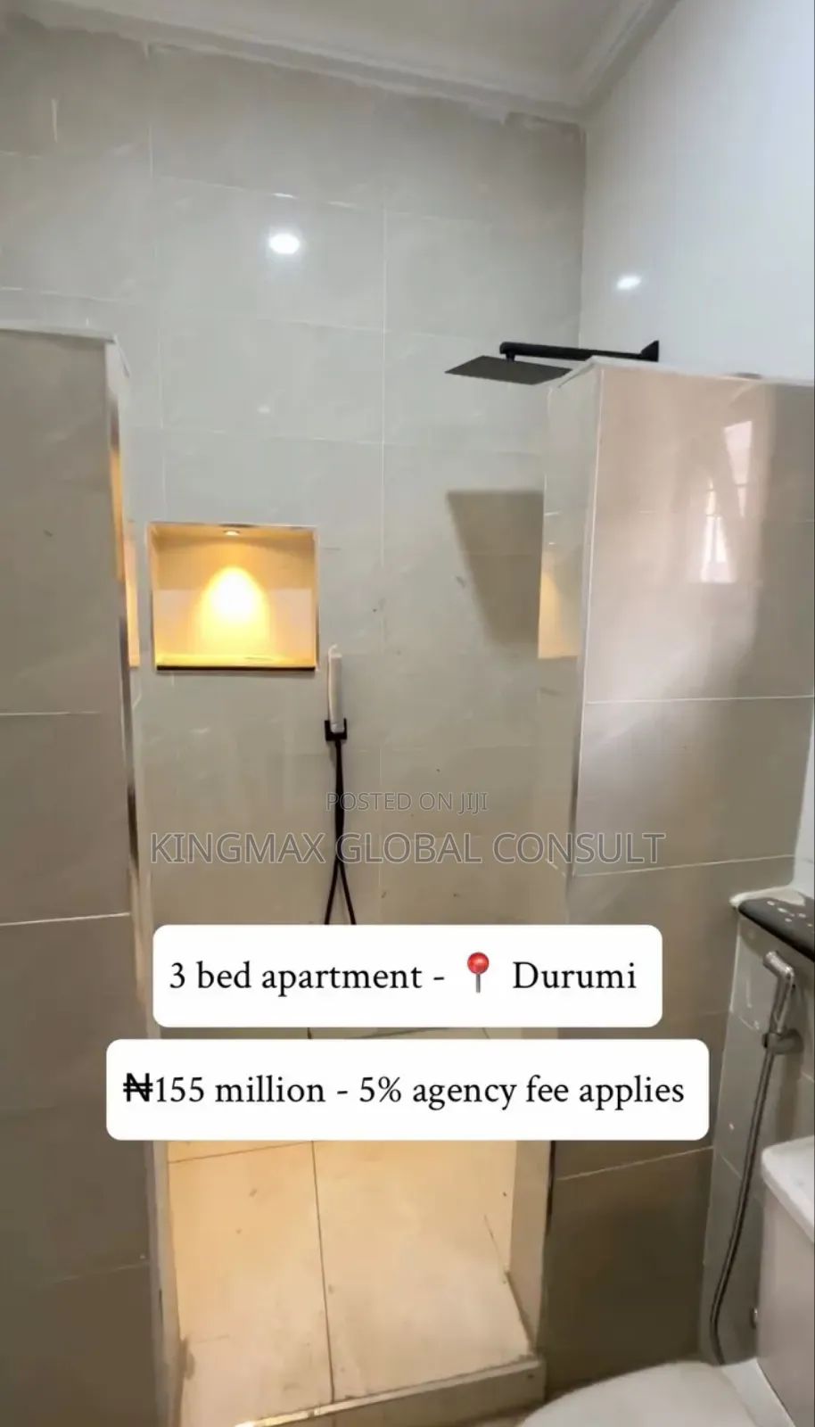 3bdrm Apartment in Durumi for sale