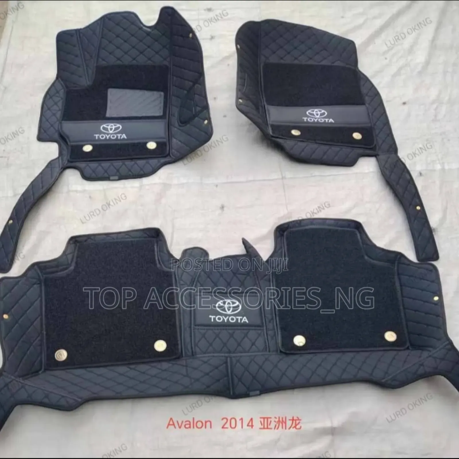 Double Layer Foot Mat for Toyota Avalon