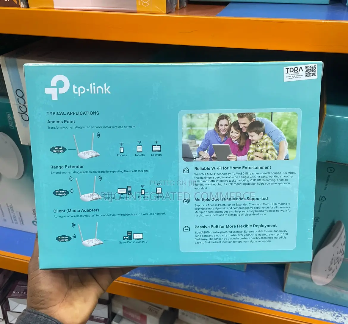 Eb-Link 300 MBPS Wireless N Access Point Tl-Wa801n