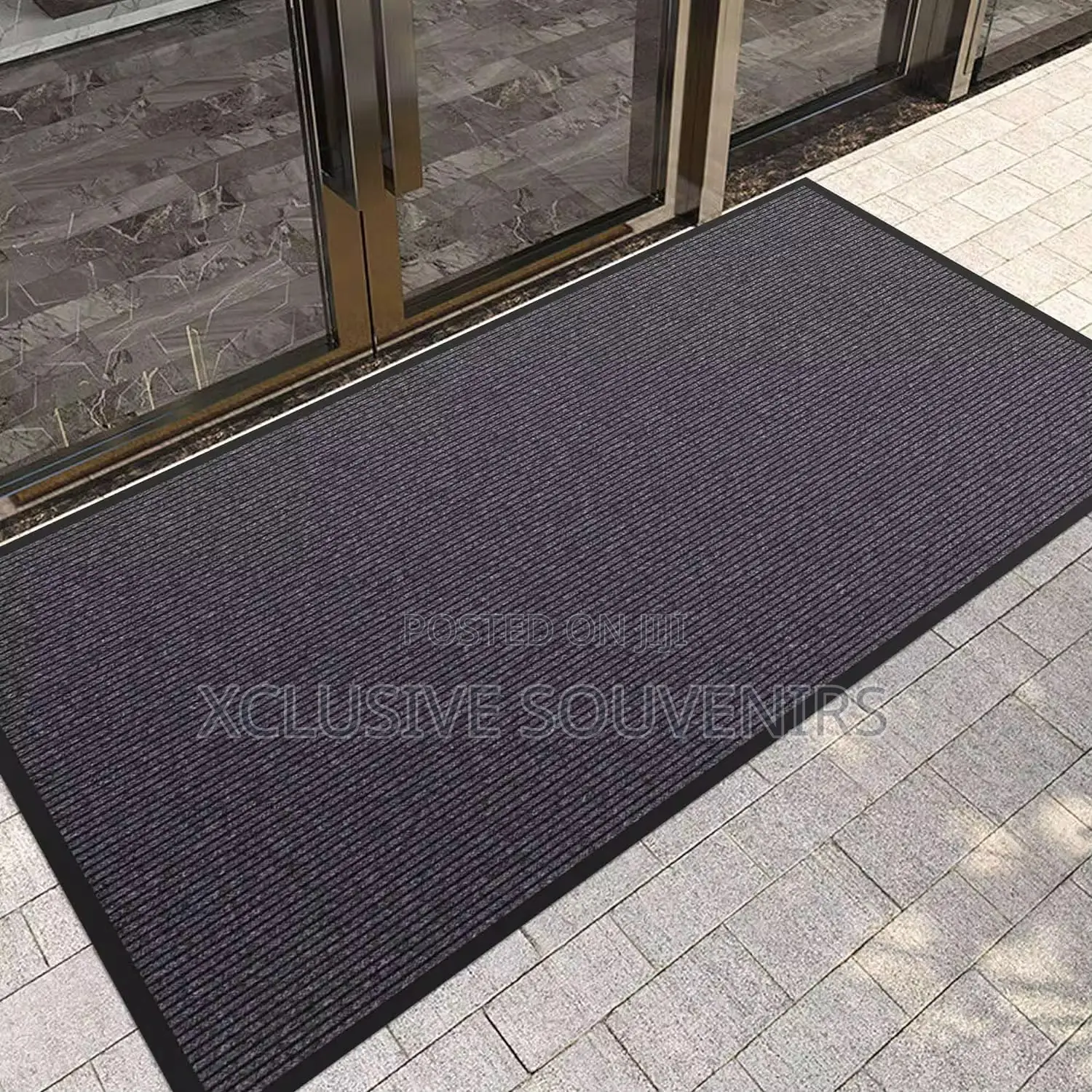 90-150cm Double Ribbed Striped Mats Entrance Pvc Floor Mat