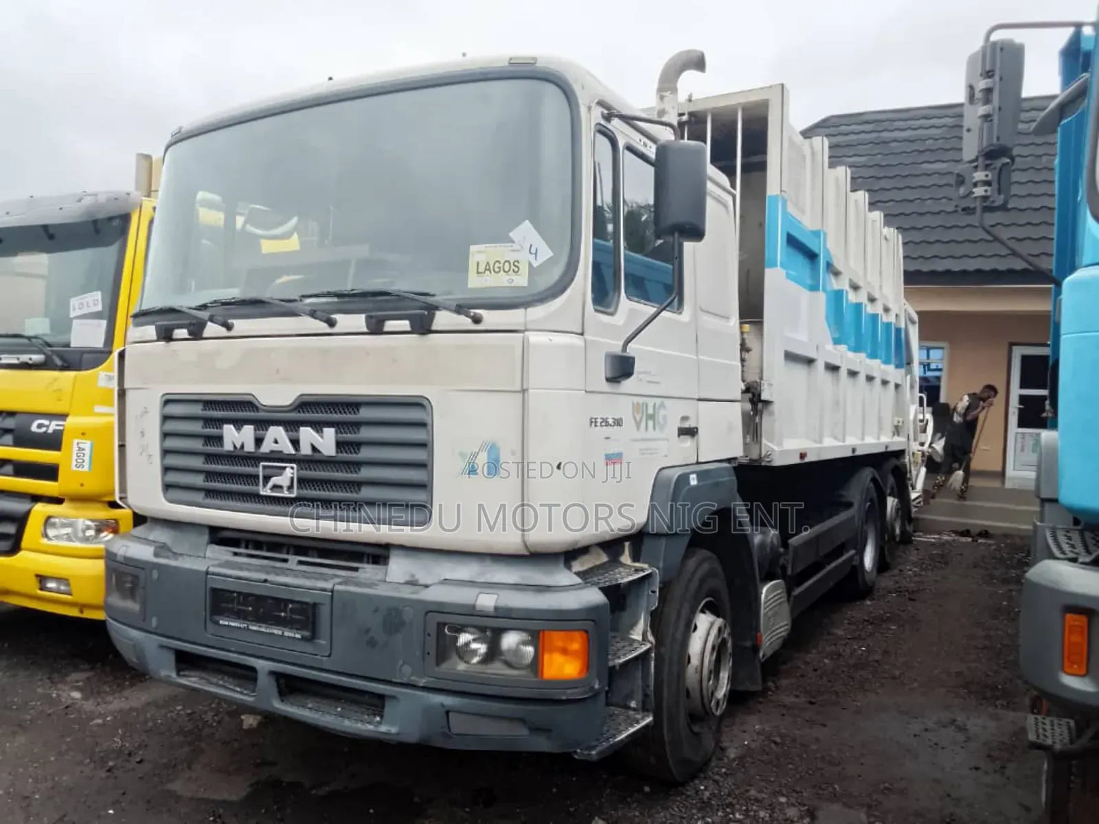 Man Garbage Compactor