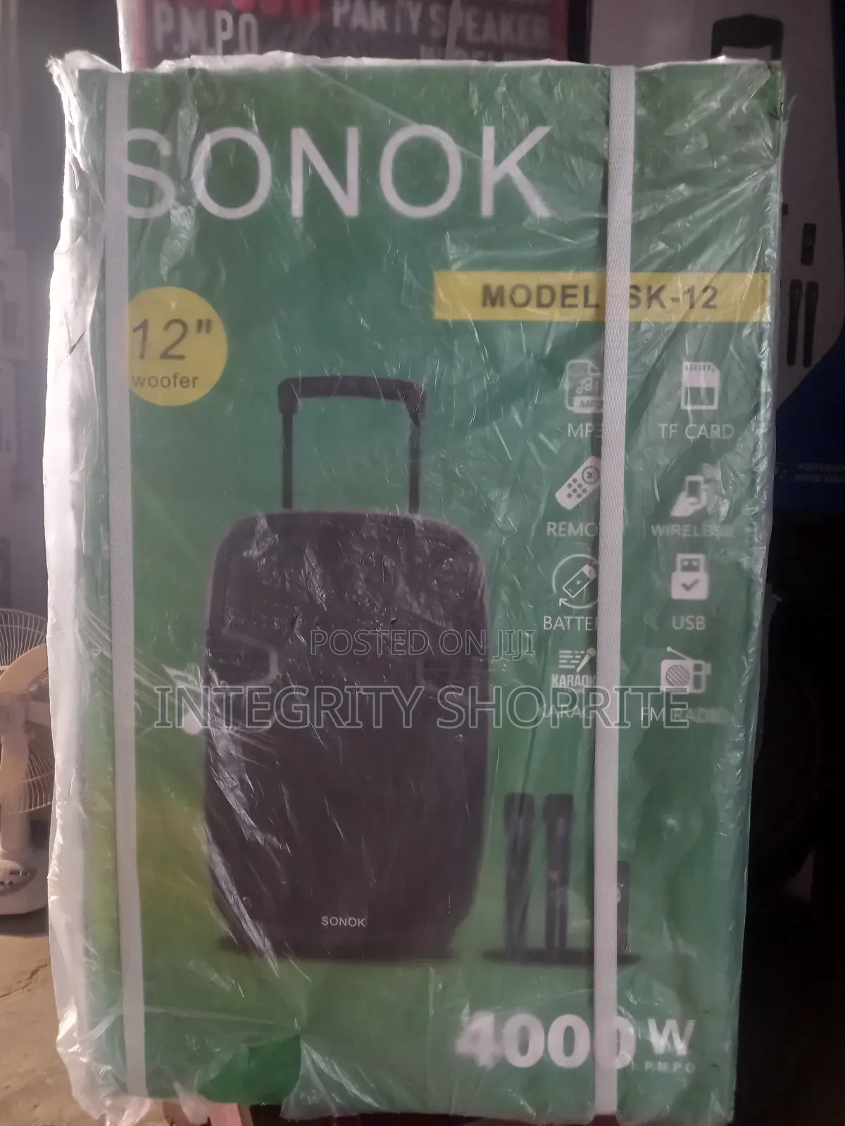 Sonok 12'' Bluetooth Rechargeable Public Address System