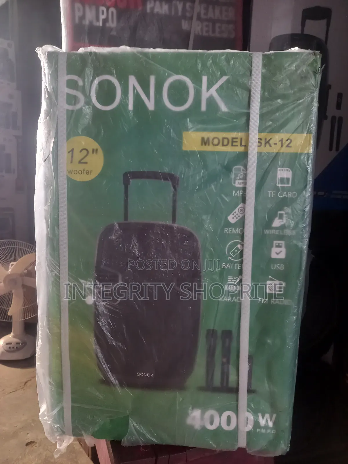 Sonok 12'' Bluetooth Rechargeable Public Address System